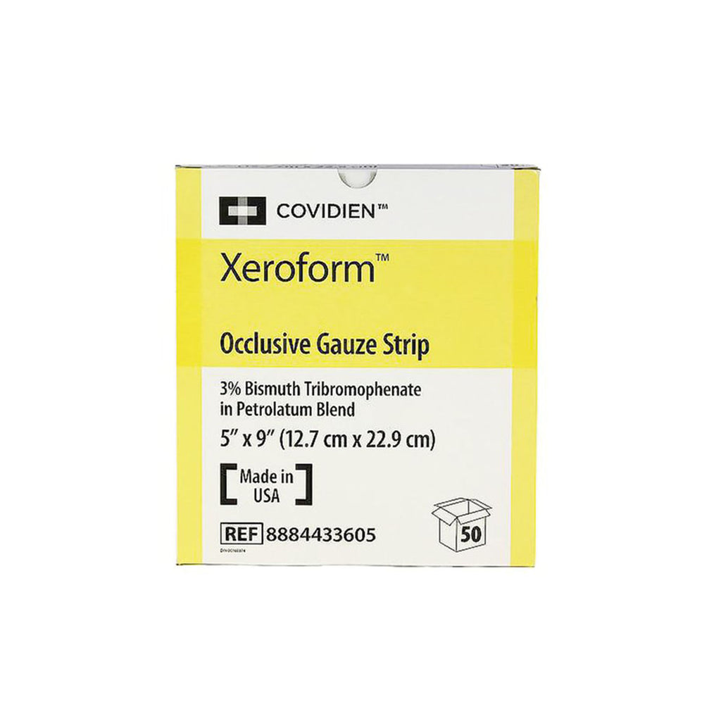 Covidien Xeroform Occlusive Petrolatum Gauze Dressing, Sterile, "5 x 9", box of 50