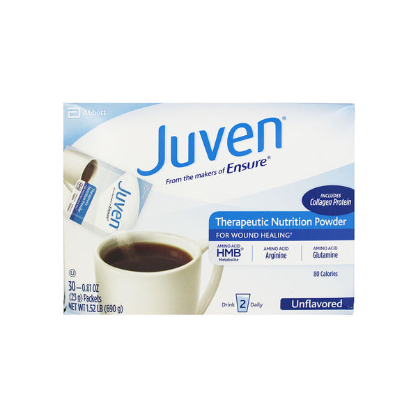 Juven Therapeutic Nutrition Powder, Unflavored, box of 30 - 0.81 oz. (23g) packets