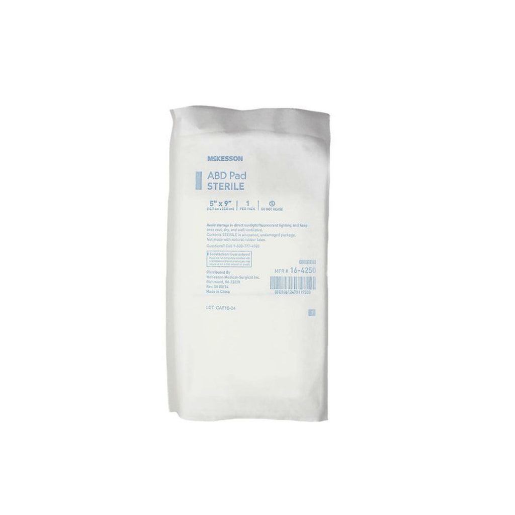 McKesson ABD Pad, sterile, 5" x 9"