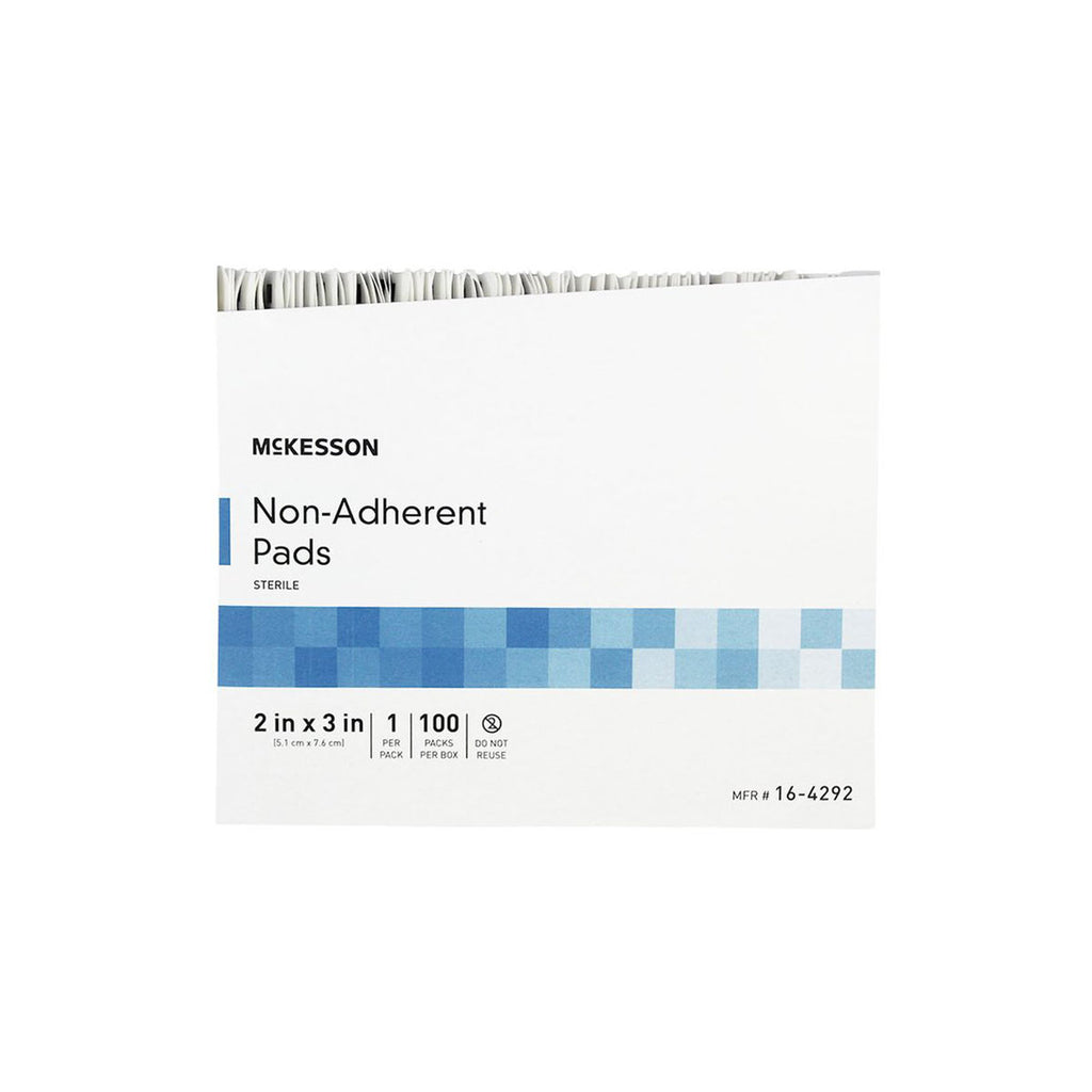 McKesson Non-Adherent Sterile Pads, 2" x 3", box of 100
