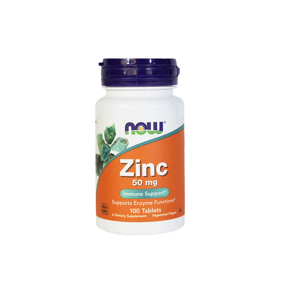 NOW Foods Zinc, 50 mg, 100 tablets