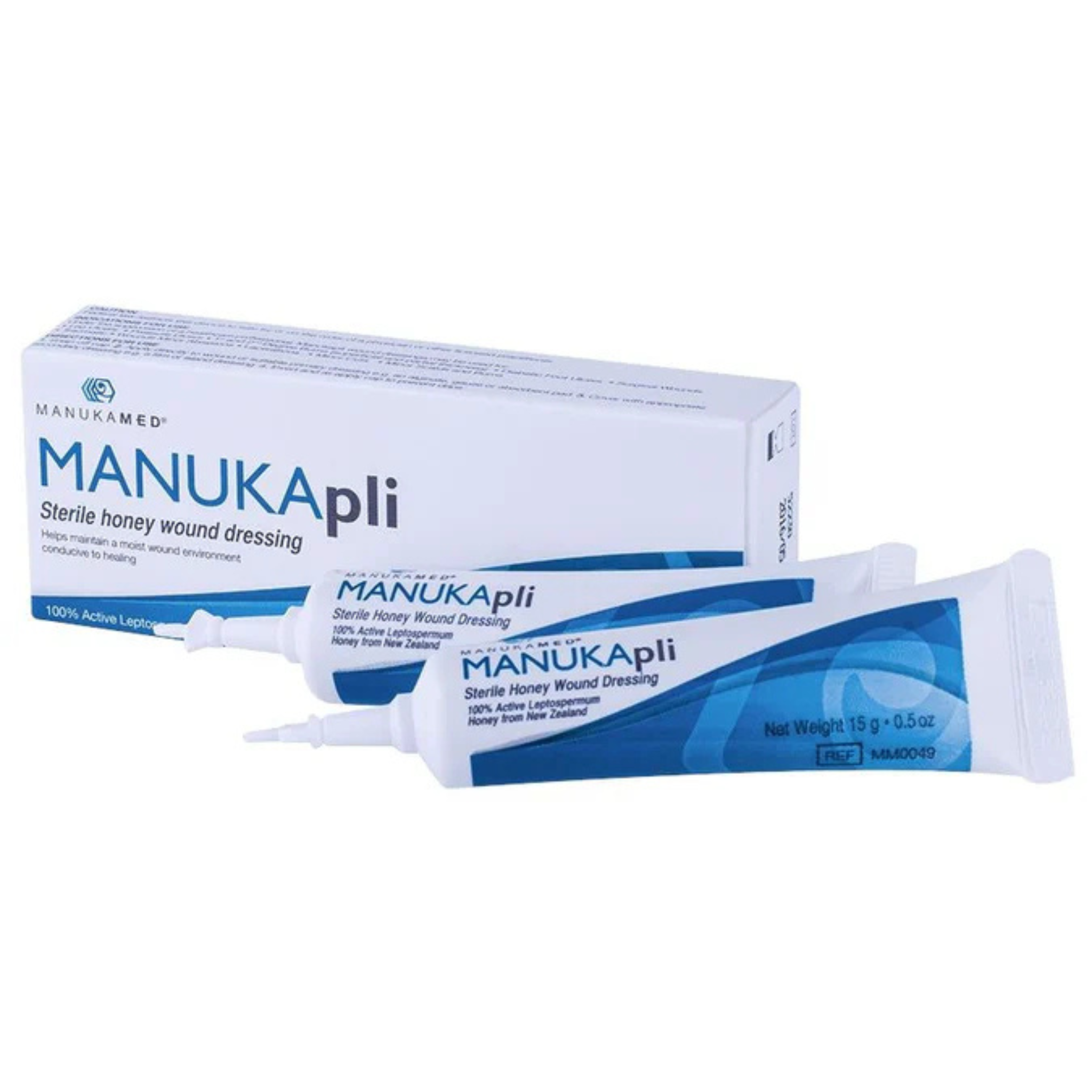 Manuka Honey Sterile Wound Dressing, paste, 0.5 fl. oz. tube