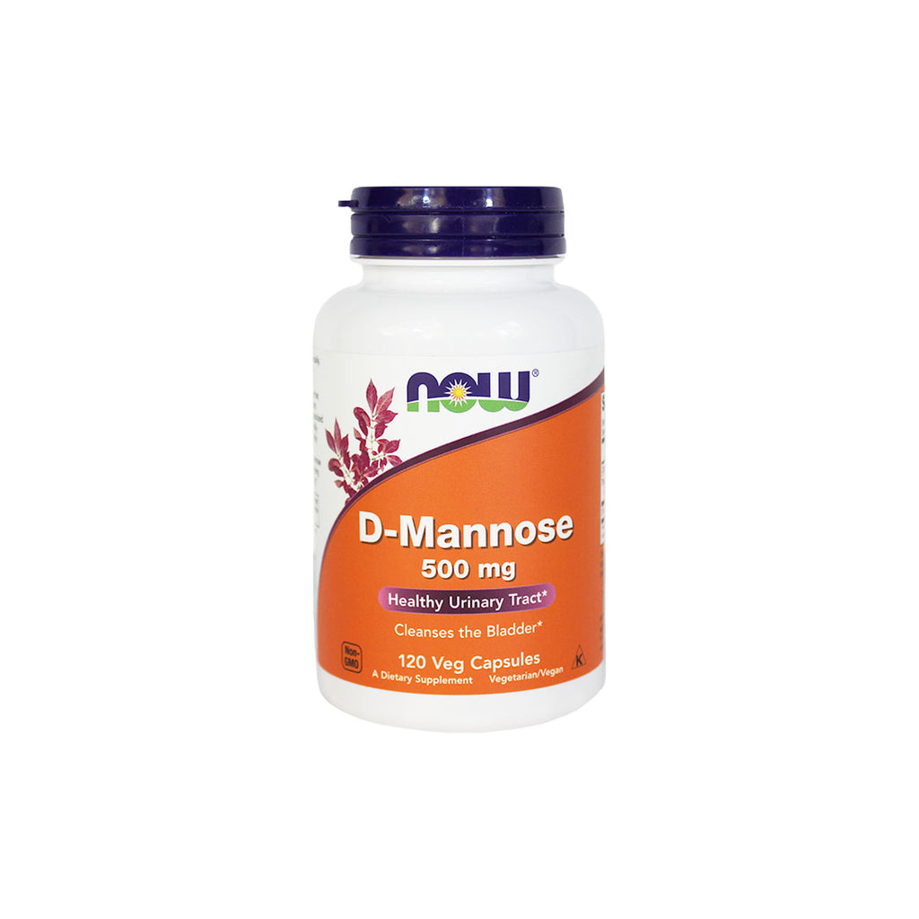 NOW Foods D-Mannose, 500 mg, 120 capsules
