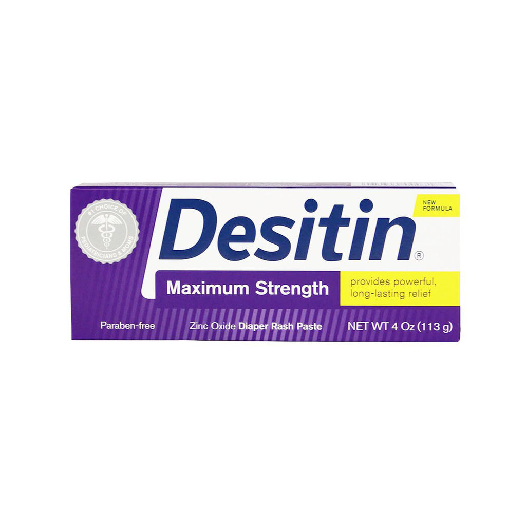 Desitin Maximum Strength Zinc Oxide Diaper Rash Paste, 4 oz.