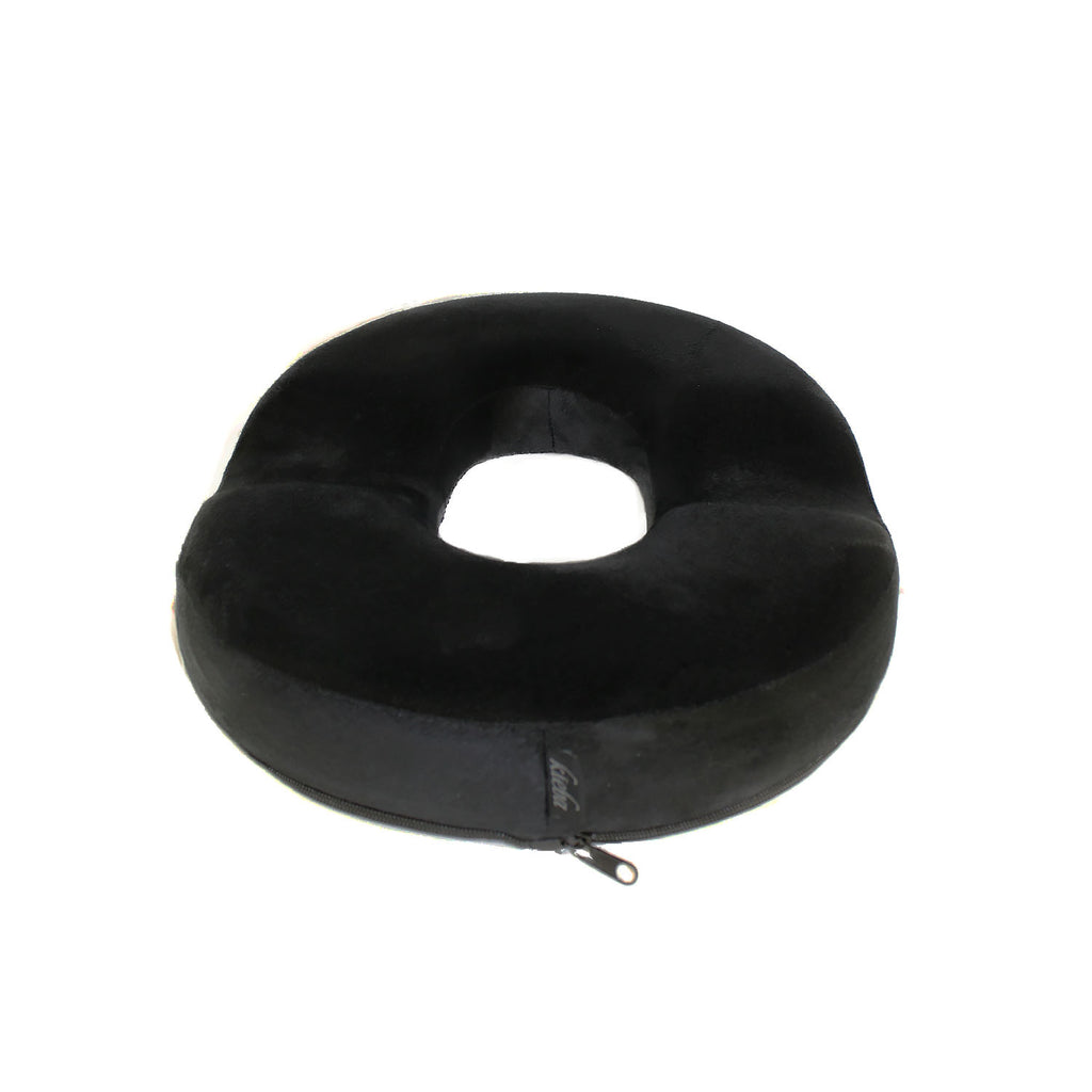 Molded Donut Cushion with Navy Cover - 18