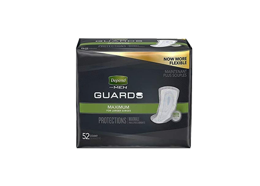 Depend for Men Guards, Maximum Absorbency, 52 count
