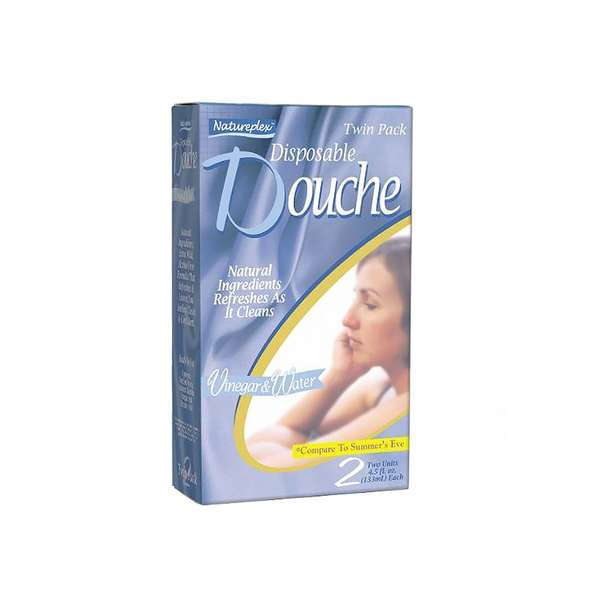 Natureplex Disposable Douche, Vinegar & Water, 4.5 fl. oz., twin pack