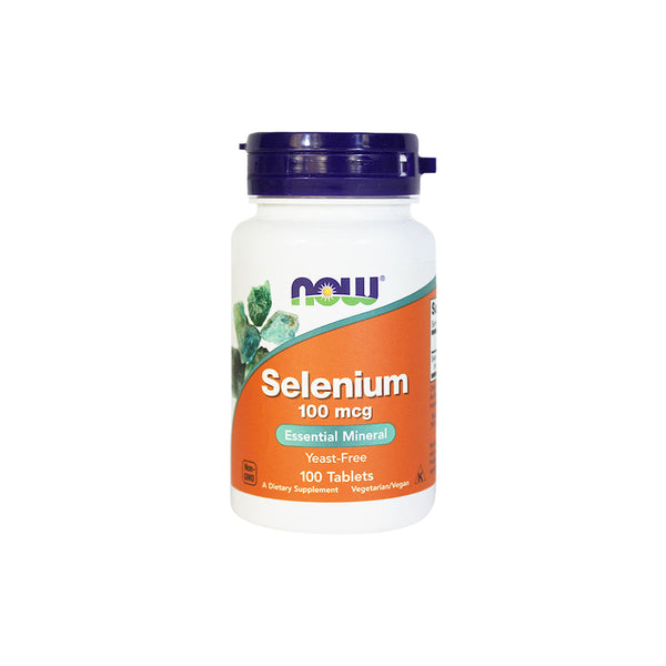 NOW Foods Selenium, 100 mcg, 100 tablets