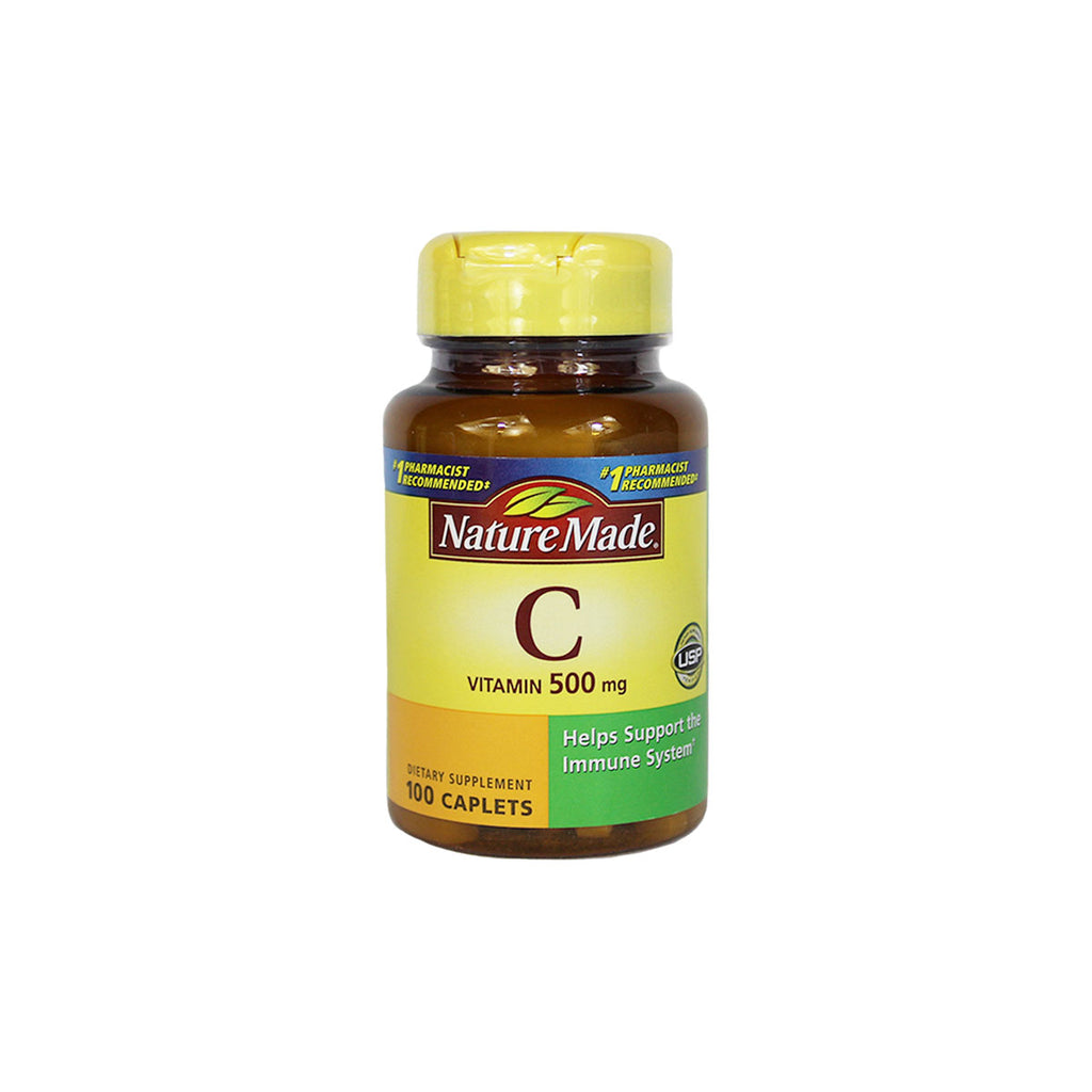 Nature Made Vitamin C, 500 mg, 100 caplets